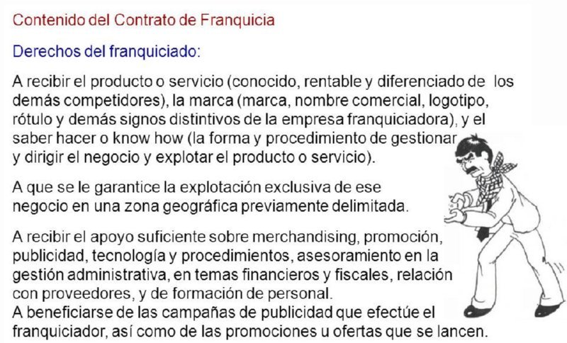 11 DERECHOS DEL FRANQUICIADO